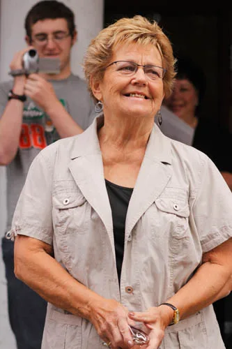 Jennie Rowe on her 80th birthday