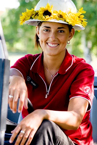 Beer cart ‘babe’ Mary Gregus